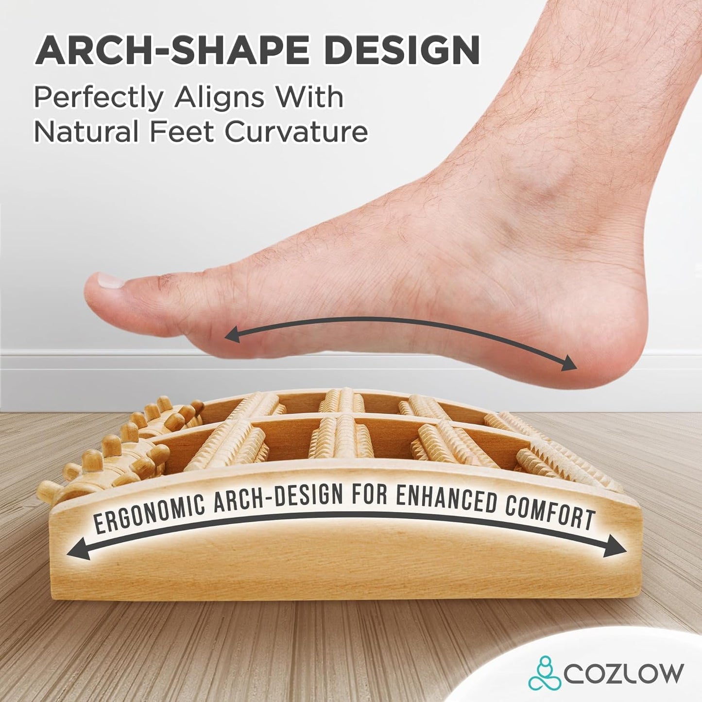 Wooden Foot Massager