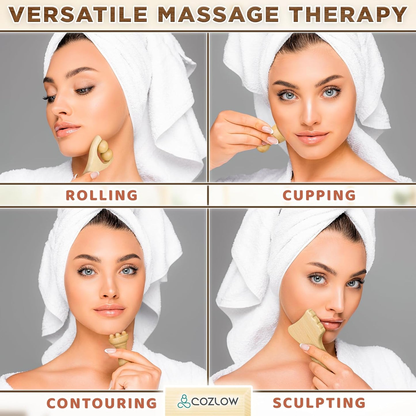 Gua Sha Facial Massage Tools (7 Piece Set)