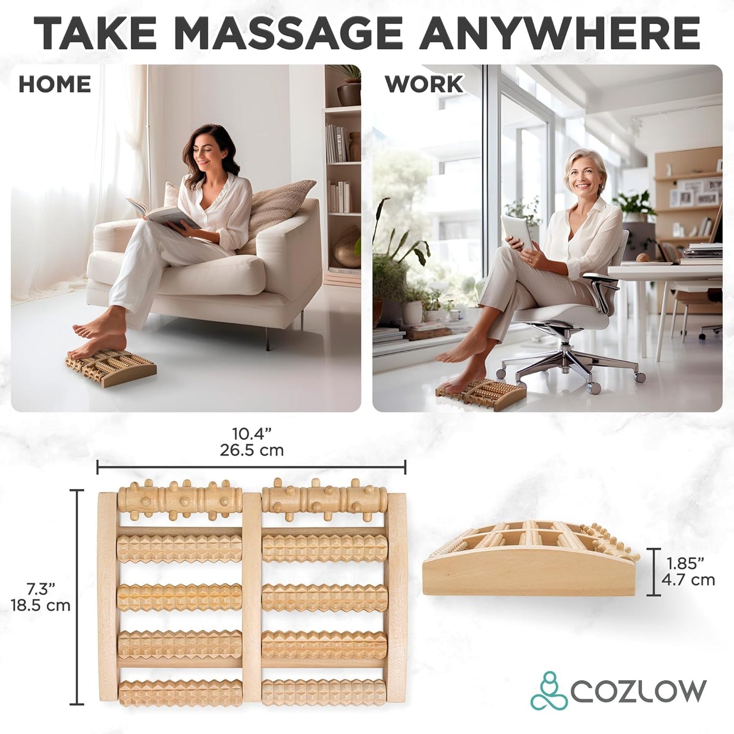Wooden Foot Massager