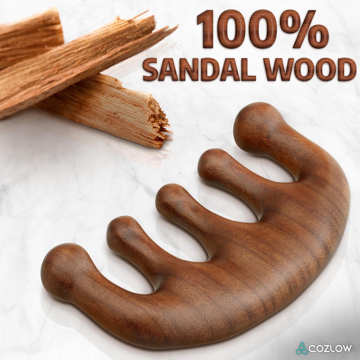 Premium Wooden Massage Comb for Neck & Shoulder
