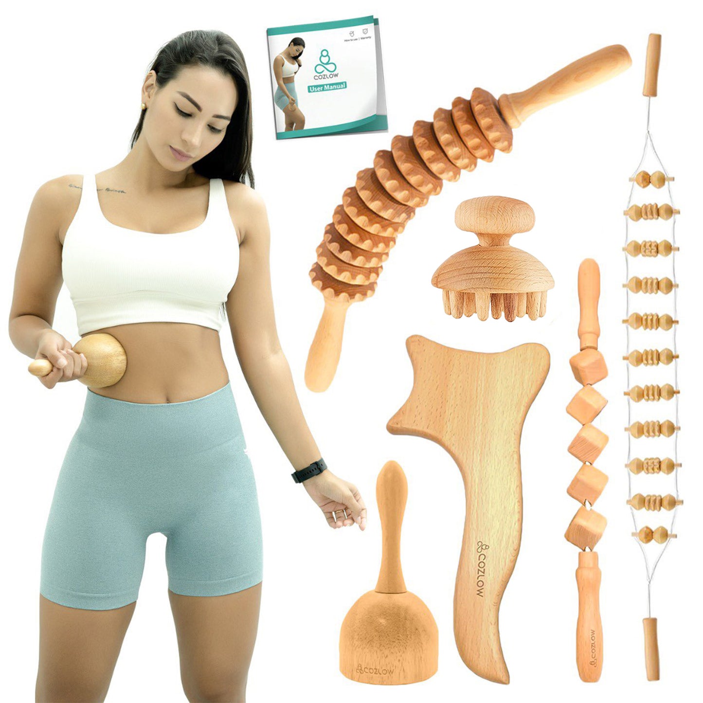 6 in 1 Complete Maderoterapia Kit