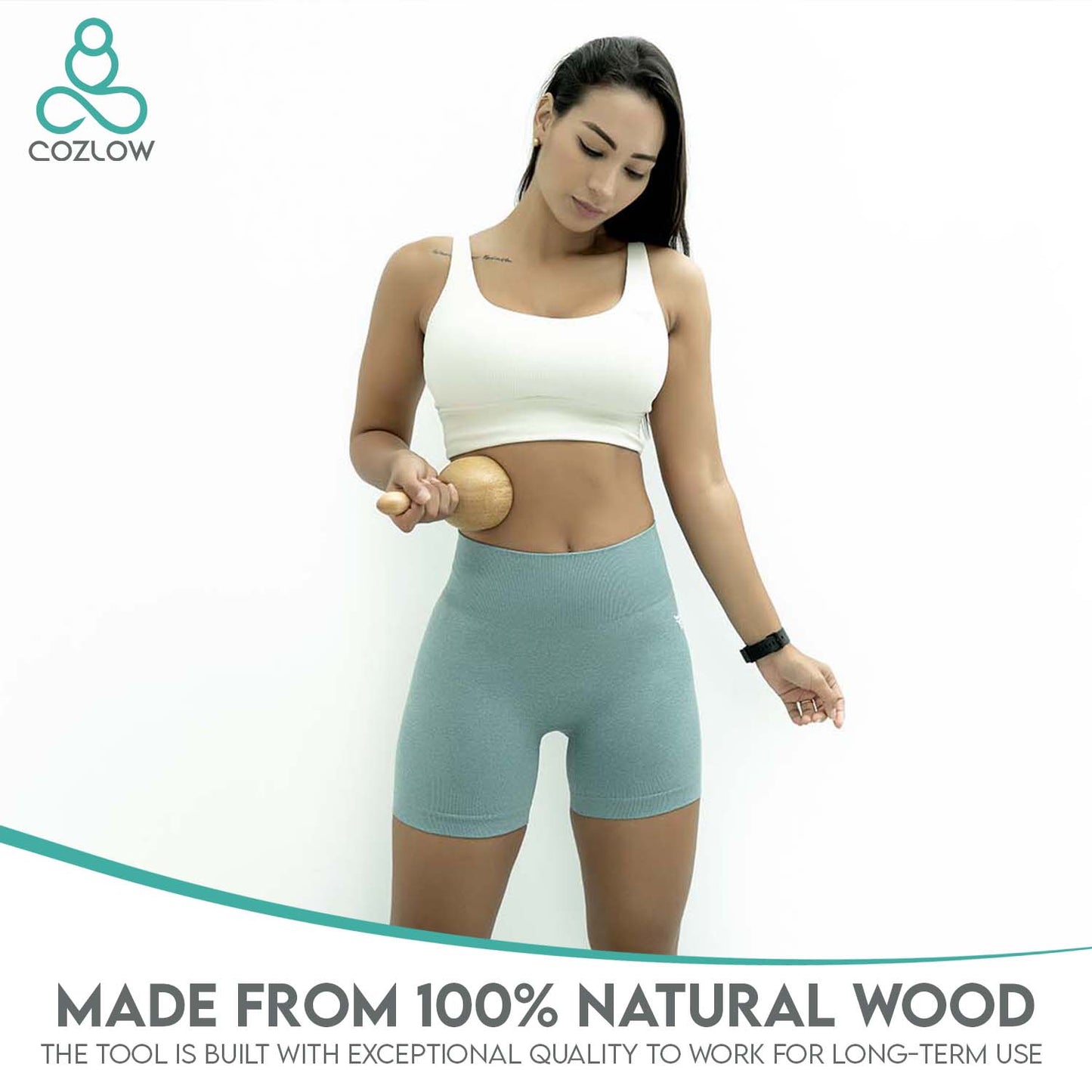 Wood Massage Cup