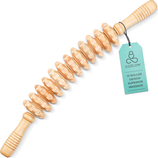 Wooden Massage Roller Stick
