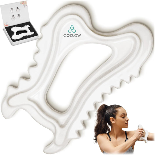 Ceramic Gua Sha Massage Tool for Face & Body