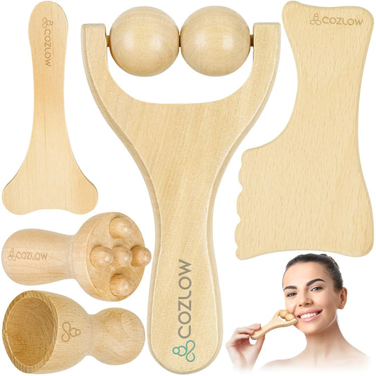 Gua Sha Facial Massage Tools (5 Piece Set)
