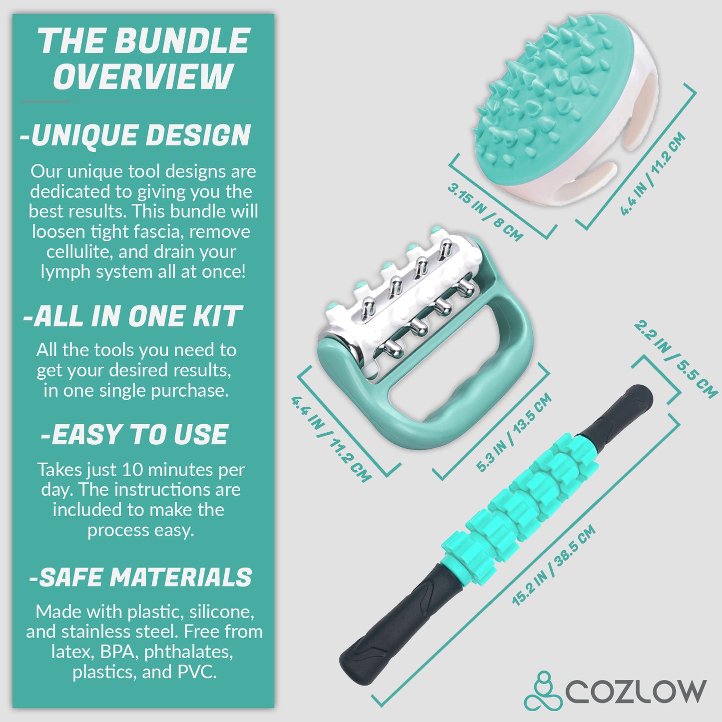 Cozlow™ Complete Fascia Massaging Kit